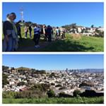 The viewers and their view from Kite Hill on the March Reaching for San Francisco's Rooftops #walk #sf #igdaily #igerssf #igaddict #instagood #instadaily #picoftheday #photooftheday